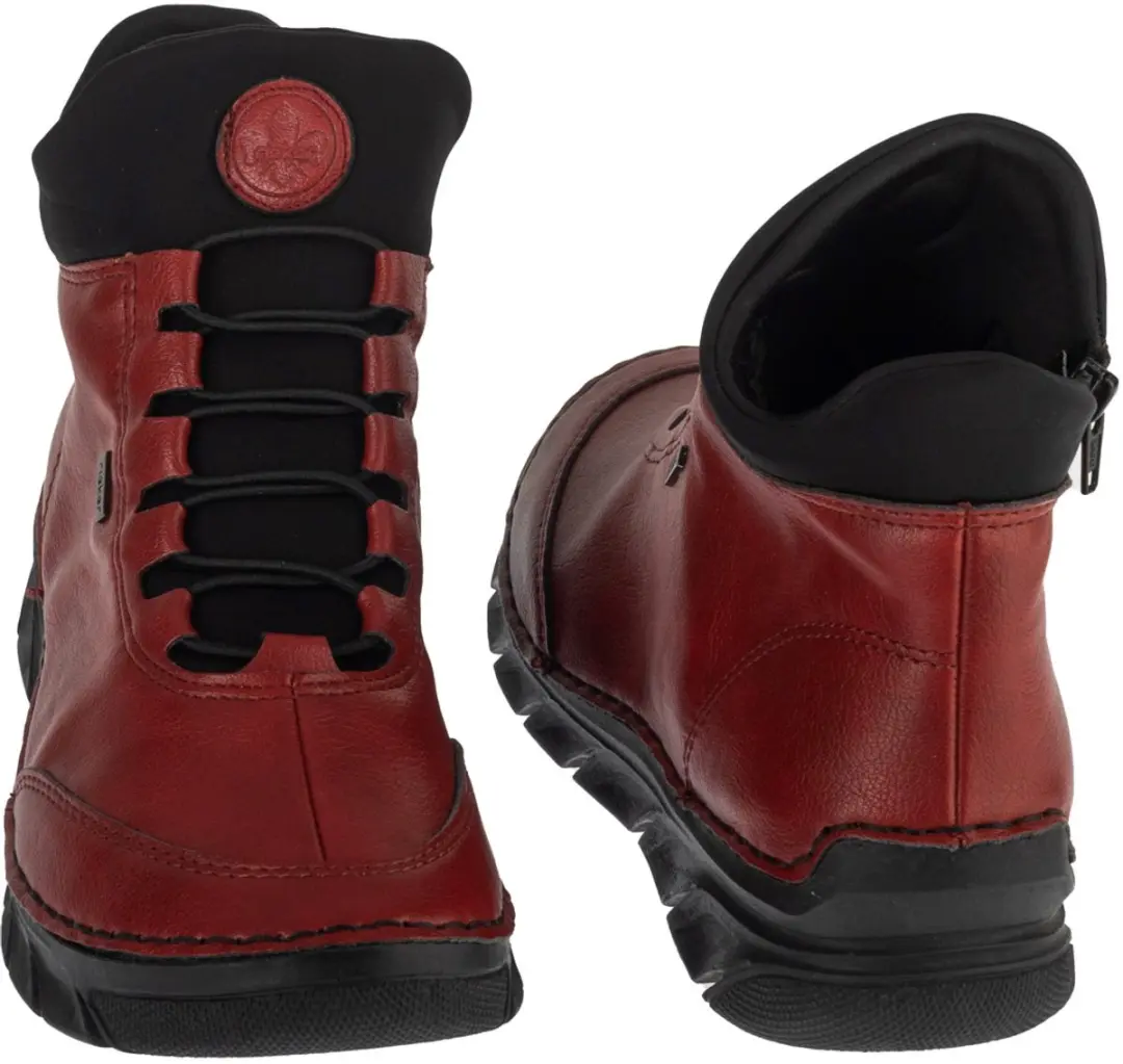 Rieker Booties 55069 Vrouwen - Rood - Maat 41 - afbeelding 5 van 5