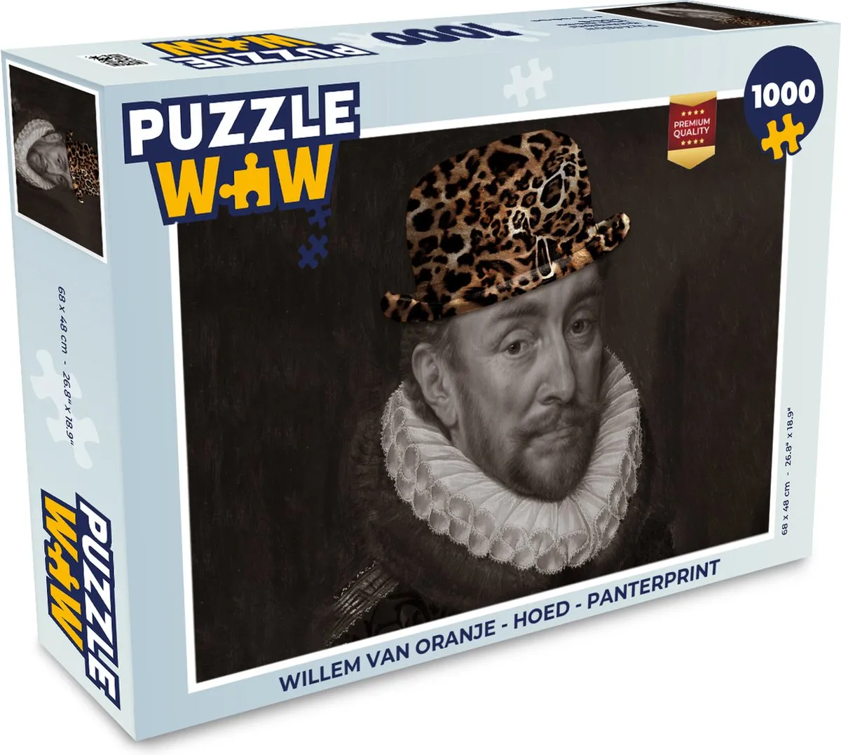 PuzzleWow Willem van Oranje Legpuzzel 1000 Stuks