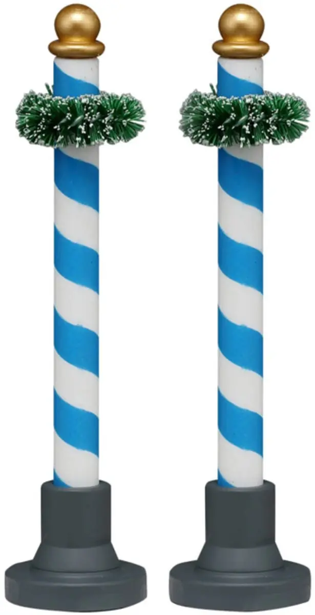 Lemax Biergarten Poles Set van 2