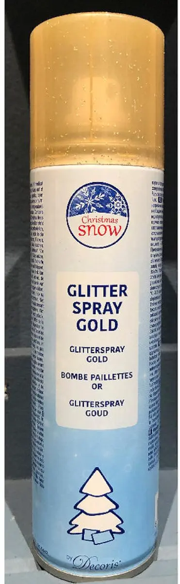 Glitterspray Goud
