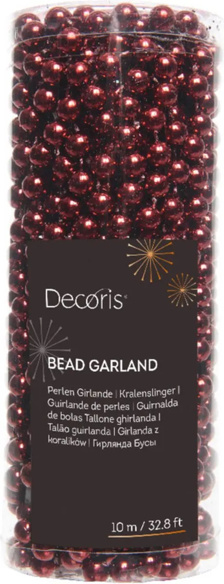 Decoris Kralenslinger Donkerrood