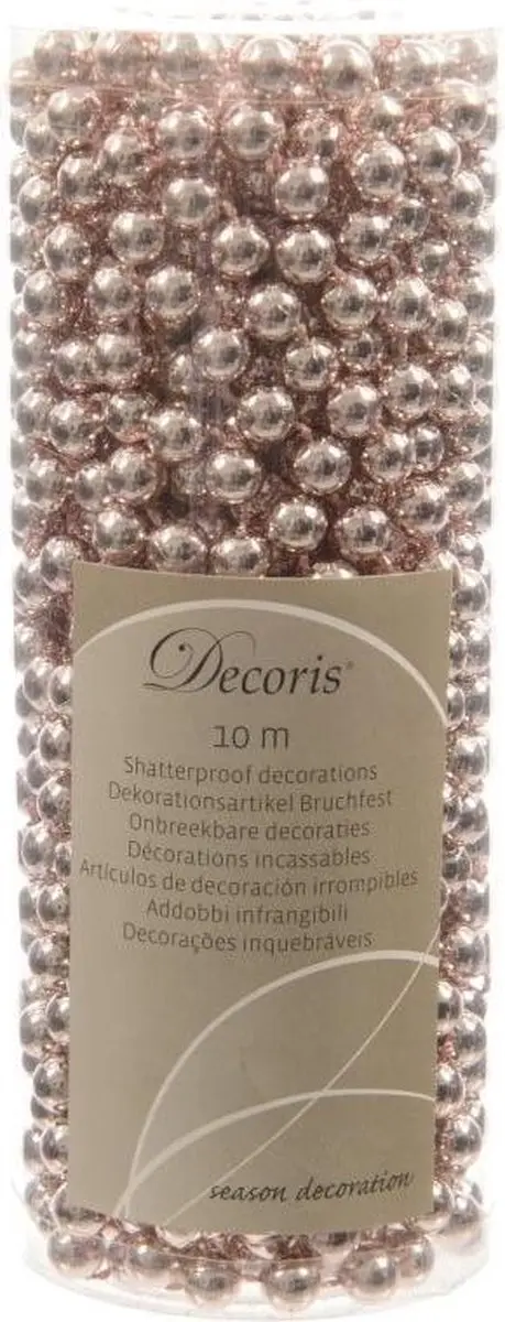 Decoris Kralenslinger Lichtroze 10m - Kunststof