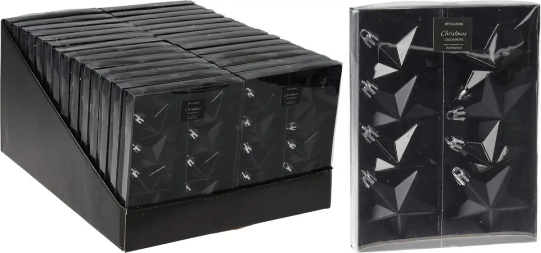 Decoris Set Kersthangers Sterren