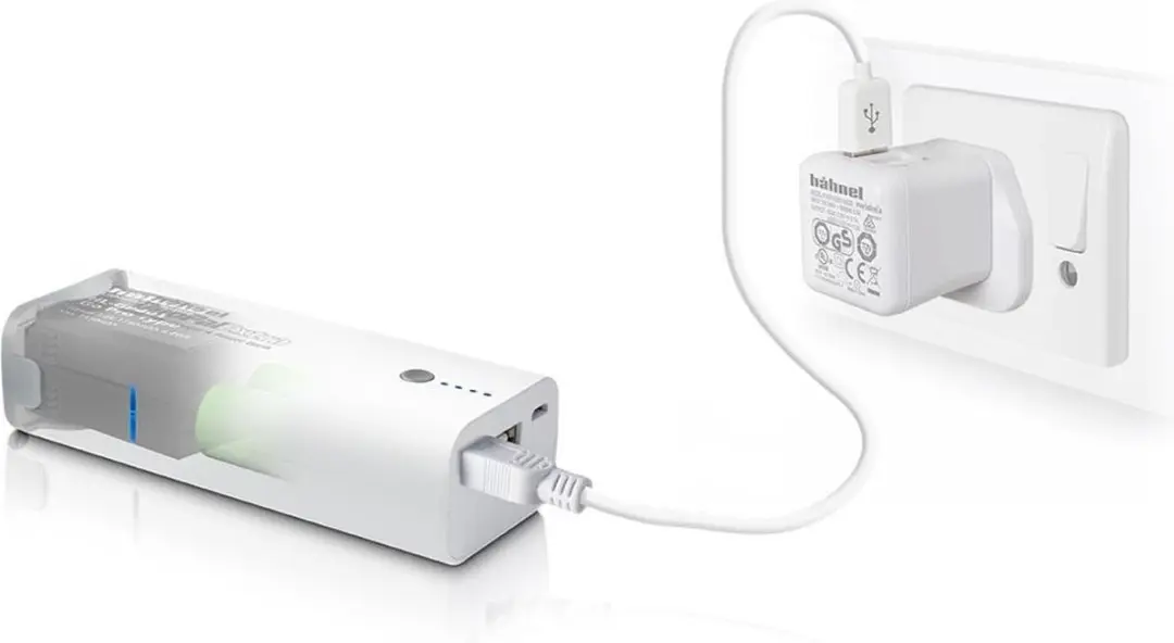Hahnel DuoPal Extra Acculader/Powerbank 5200mAh - GoPro Hero 4 - 2x USB - Zwart - afbeelding 4 van 6