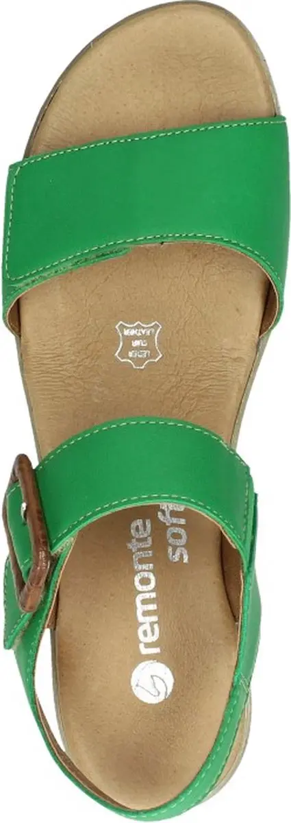 Remonte Sandalen Hak Sandalen Hak - Groen - Maat 39 - afbeelding 4 van 6