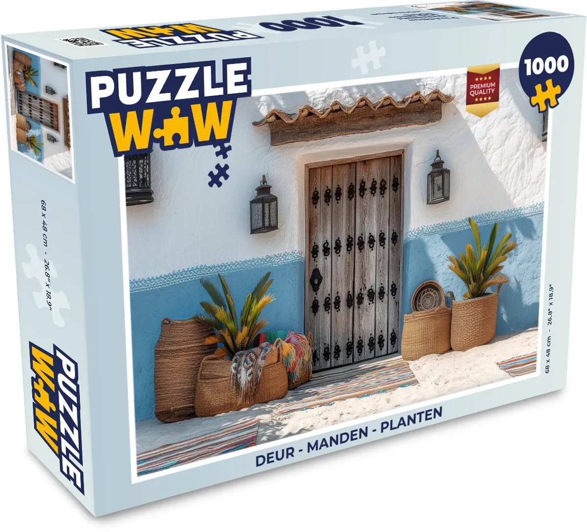 PuzzleWow Legpuzzel 1000 Stuks - Deur Zomer