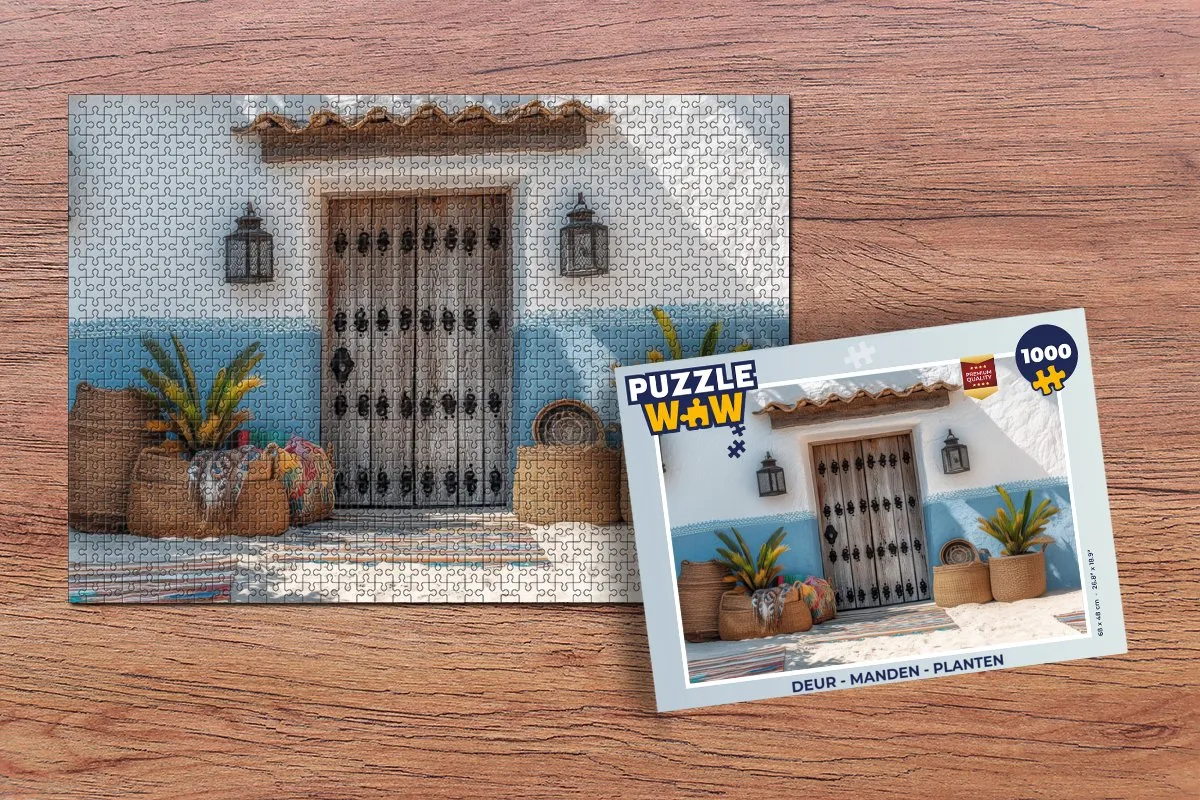 PuzzleWow Legpuzzel 1000 Stuks - Deur Zomer