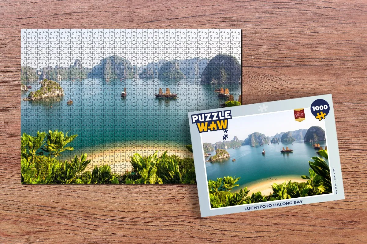 PuzzleWow Halong Bay Legpuzzel 1000 Stuks - Multicolor