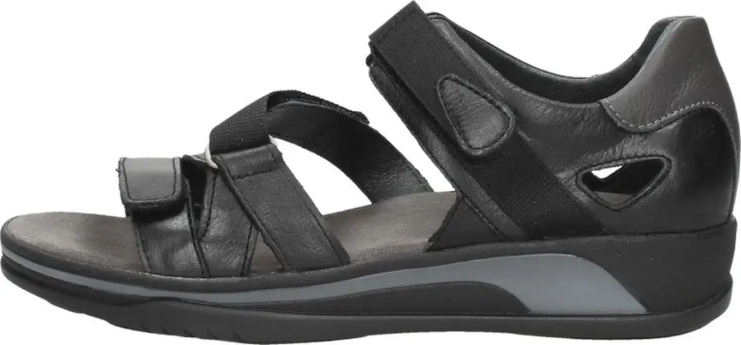 Wolky Desh Sandalen Plat - Zwart - Maat 37 - afbeelding 2 van 6
