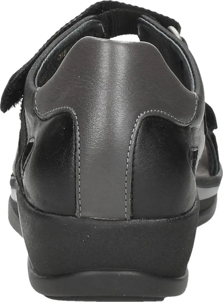 Wolky Desh Sandalen Plat - Zwart - Maat 37 - afbeelding 5 van 6