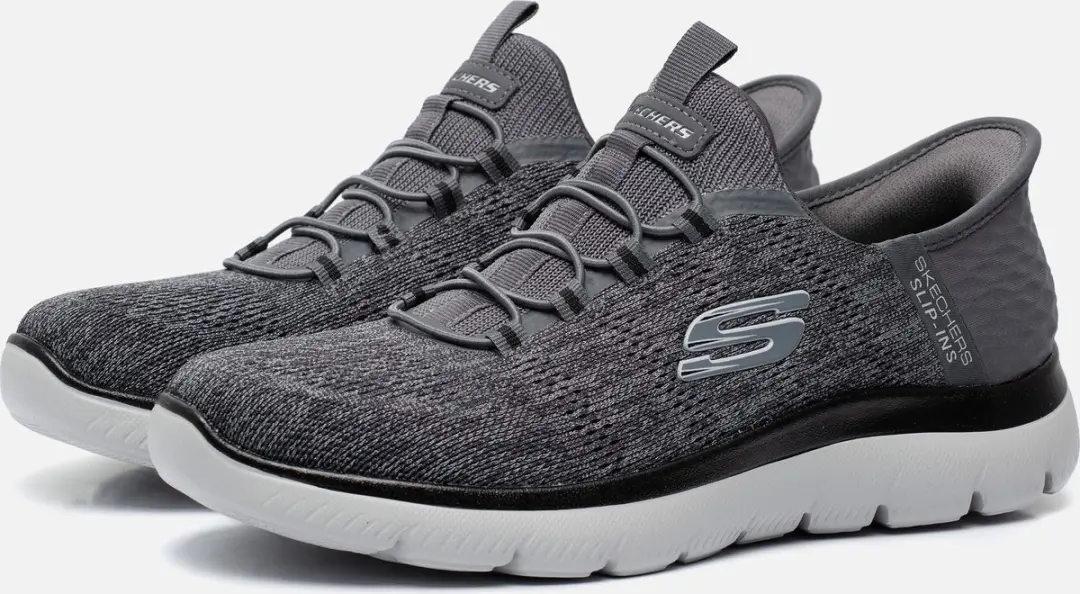 Skechers Summits - Key Pace Heren Instappers - Donkergrijs