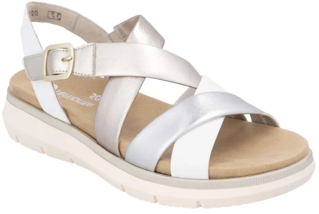 Remonte -Dames - metallic - sandalen - maat 39 - afbeelding 2 van 6