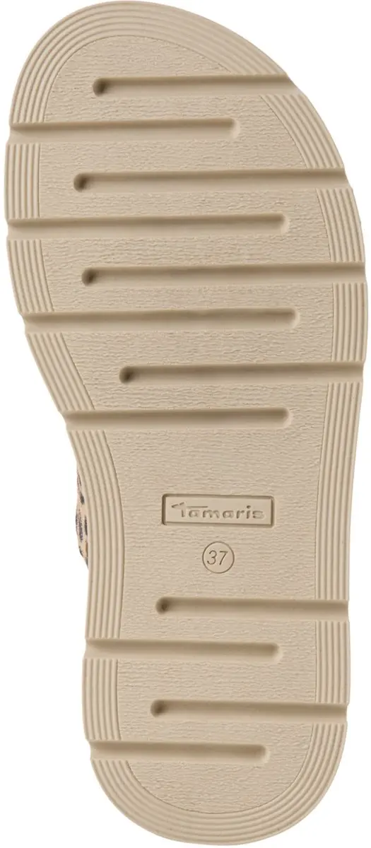 Tamaris Leopard Sandalen bruin Leer - Dames - Maat 41 - afbeelding 6 van 6