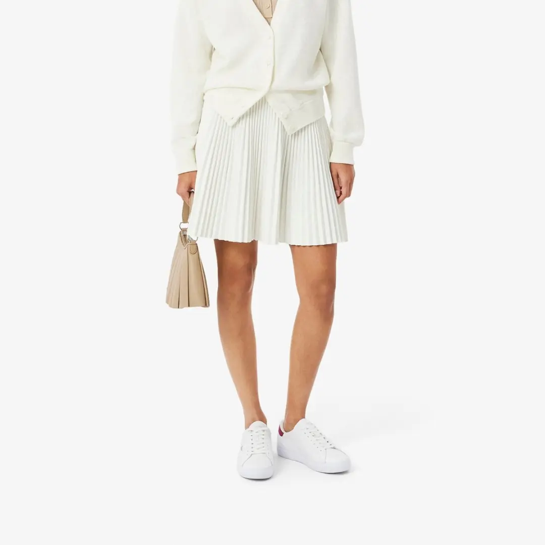 Lacoste Powercourt Sneakers Dames 41 - Wit/Paars - afbeelding 3 van 6