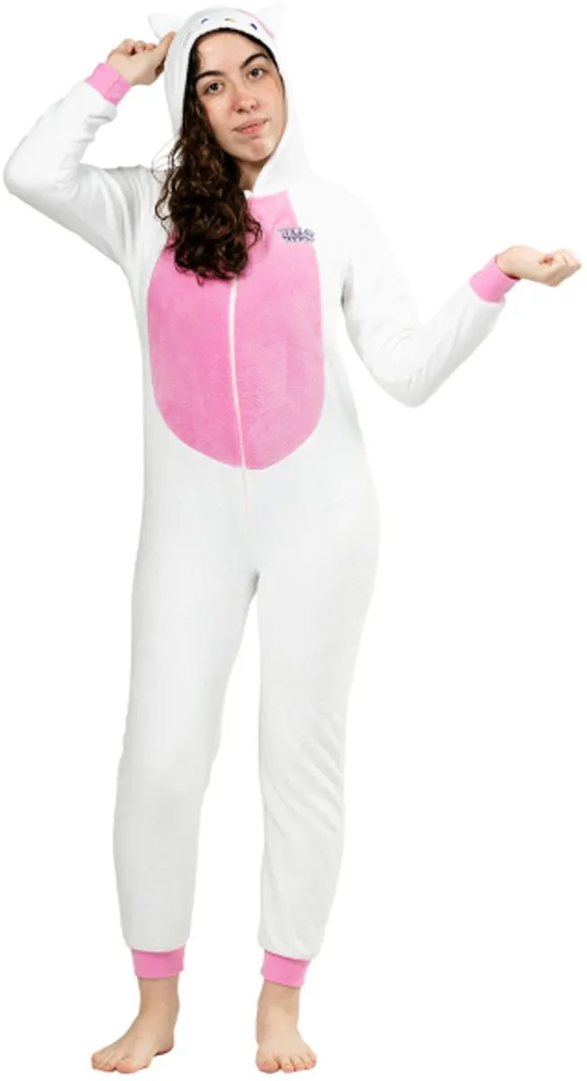 Hello Kitty Fleece Onesie Kostuum