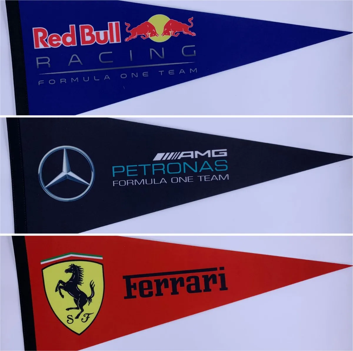 Red Bull Racing Max Verstappen F1 Vaantje 31x72cm - Rood