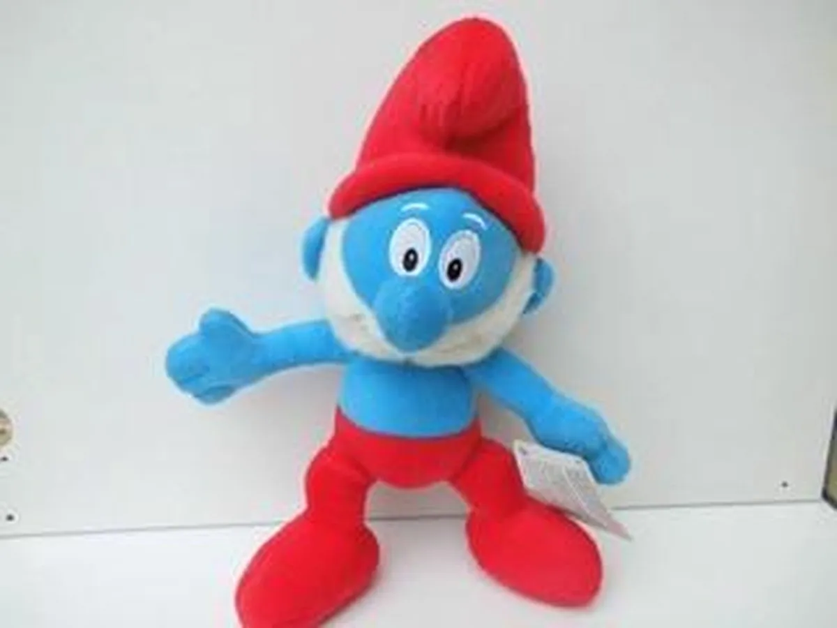 De Smurfen Grote Smurfen Knuffel 25cm - Multicolor