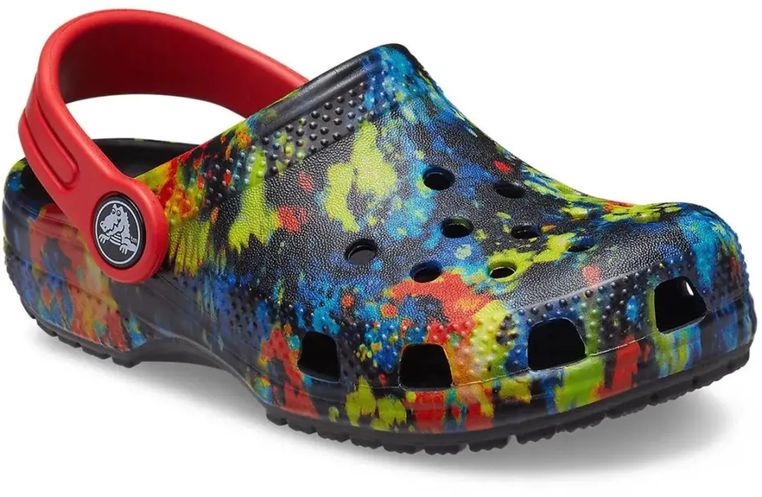 Crocs Classic Tie Dye Graphic Klompen Blauw EU 19-20 Kinderen