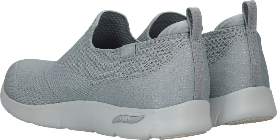 Skechers Arch Fit Refine Iris Instappers - Dames - Grijs - Maat:41 - afbeelding 4 van 6