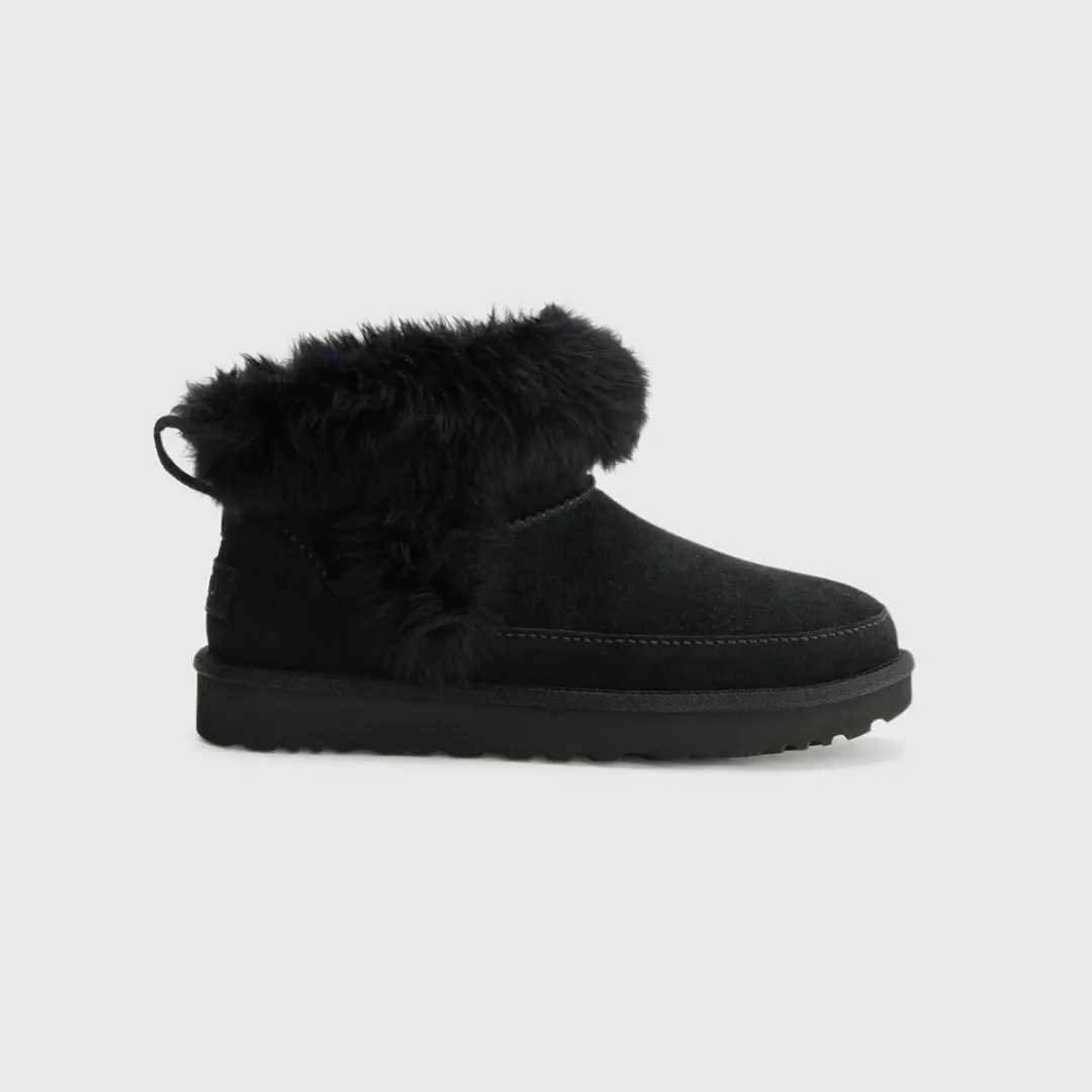 UGG Classic Ultra Mini Chalet Boot - Maat 40 - Zwart - afbeelding 4 van 6