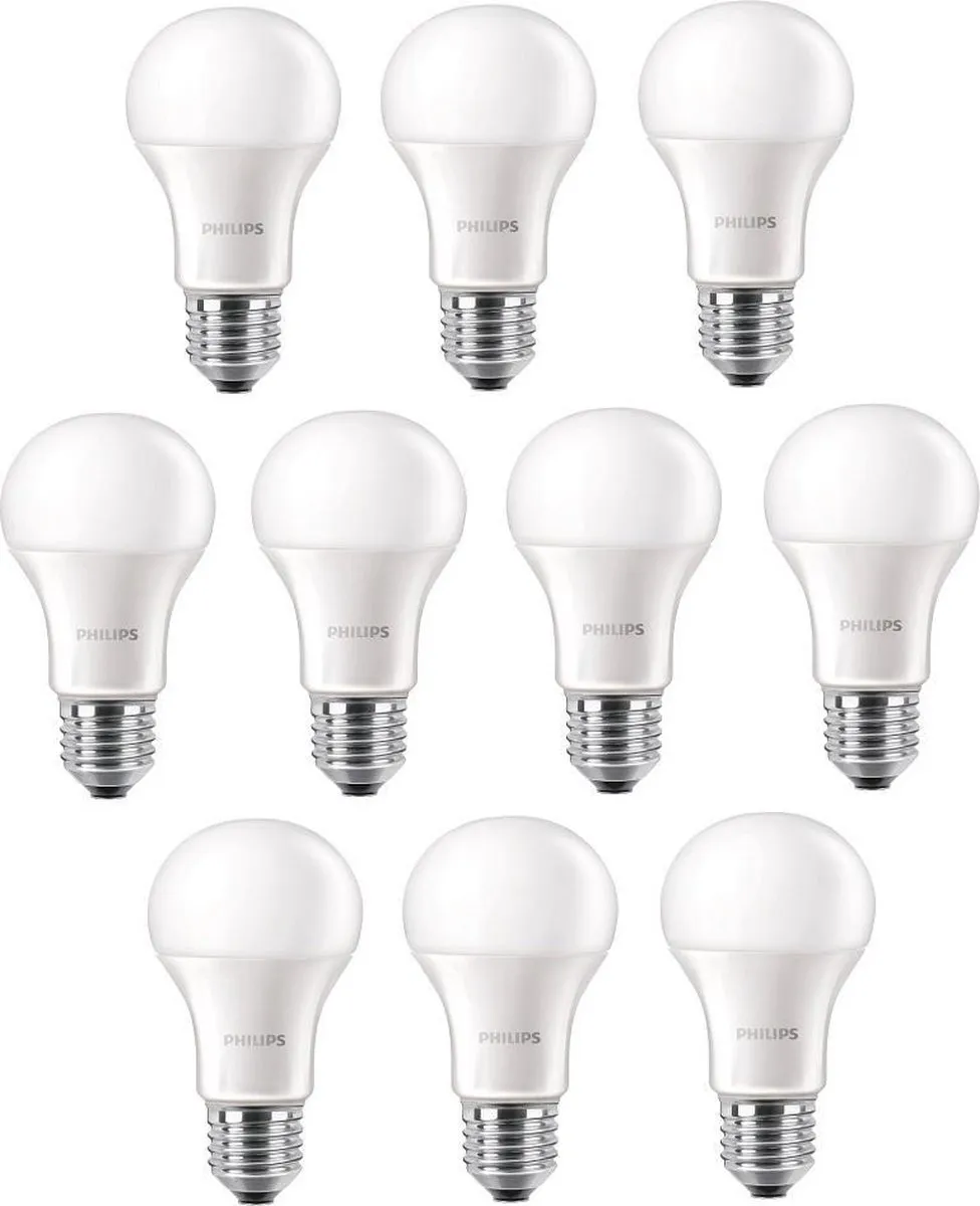 Philips LED E27 12.5W 1521lm A60 Mat - 10 Stuks