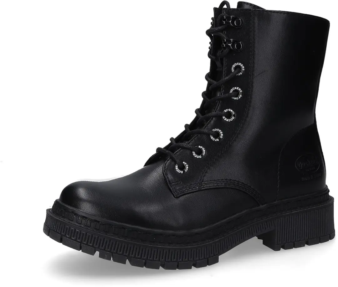 Dockers by Gerli Dames Laarzen Boots 57BI201-600-100 zwart