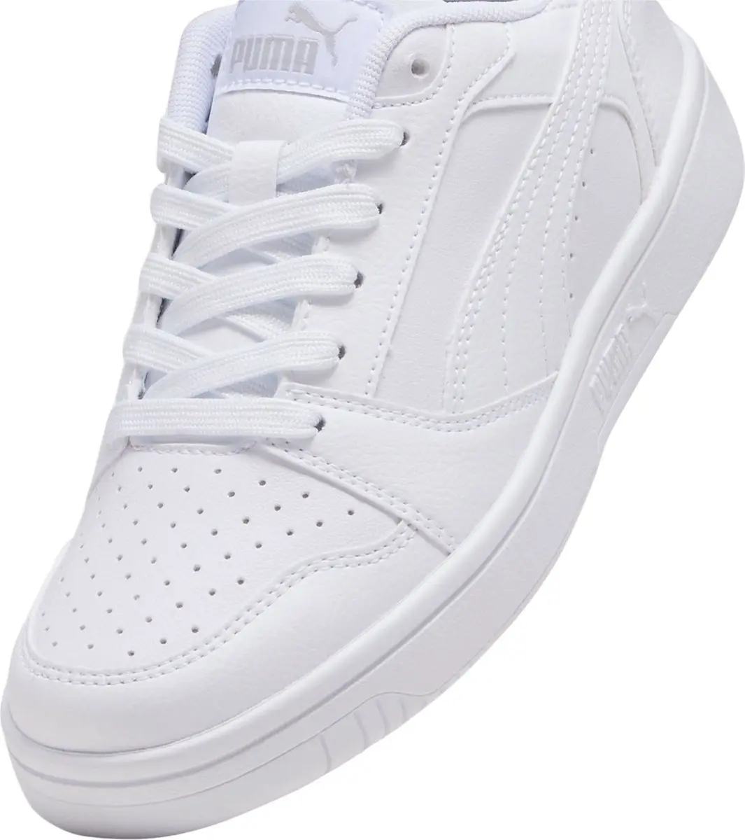 PUMA Rebound V6 LO JR Sneakers - 38.5 - Wit - afbeelding 4 van 6