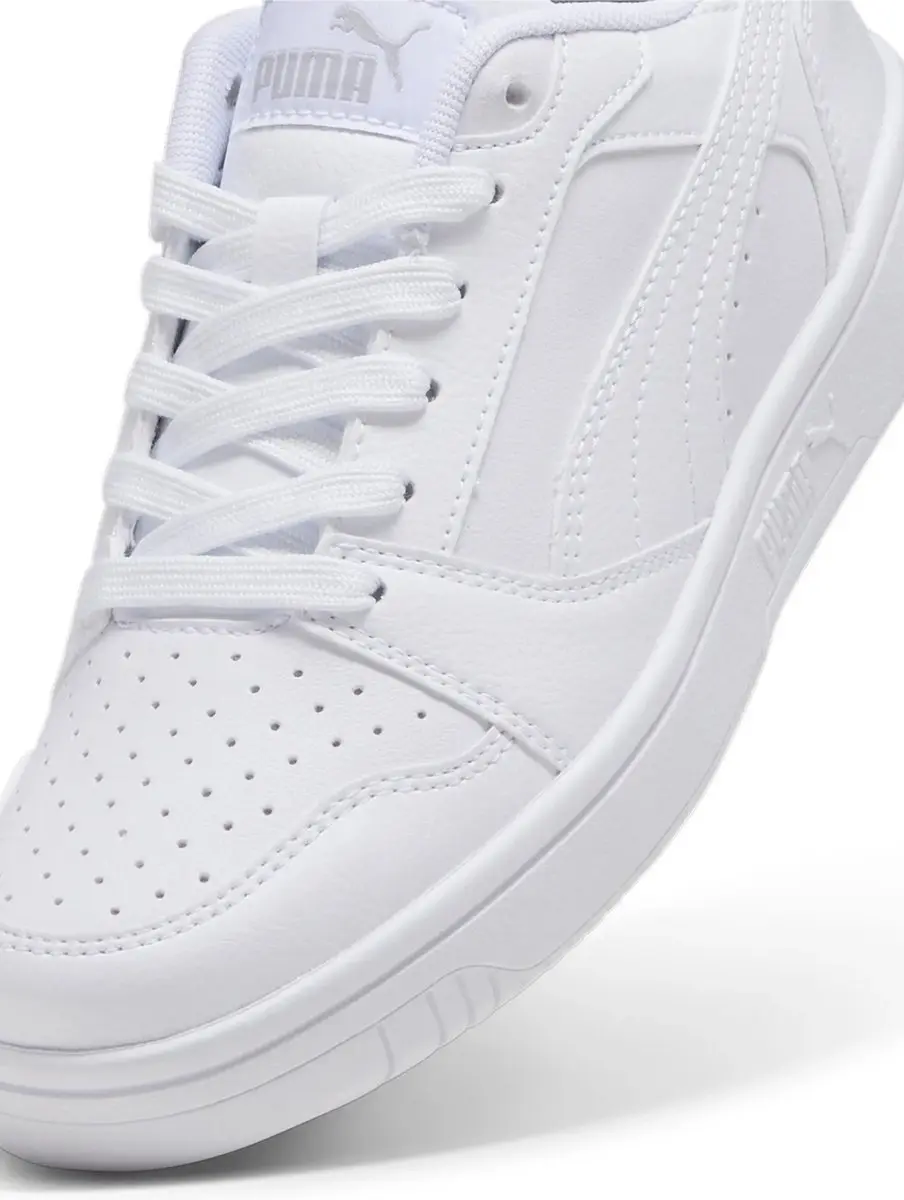 PUMA Rebound V6 LO JR Sneakers - 38.5 - Wit - afbeelding 5 van 6