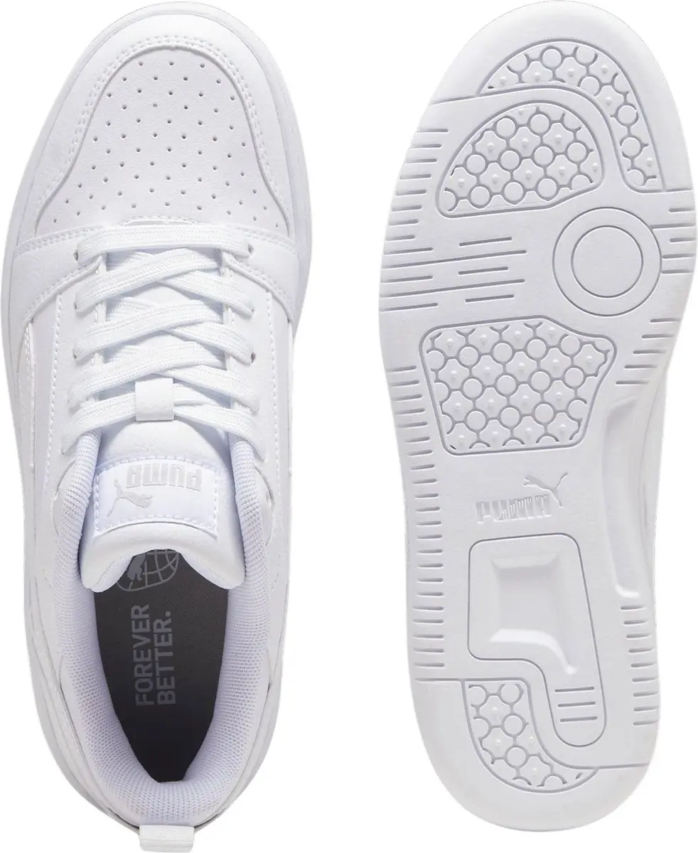 PUMA Rebound V6 LO JR Sneakers - 38.5 - Wit - afbeelding 3 van 6