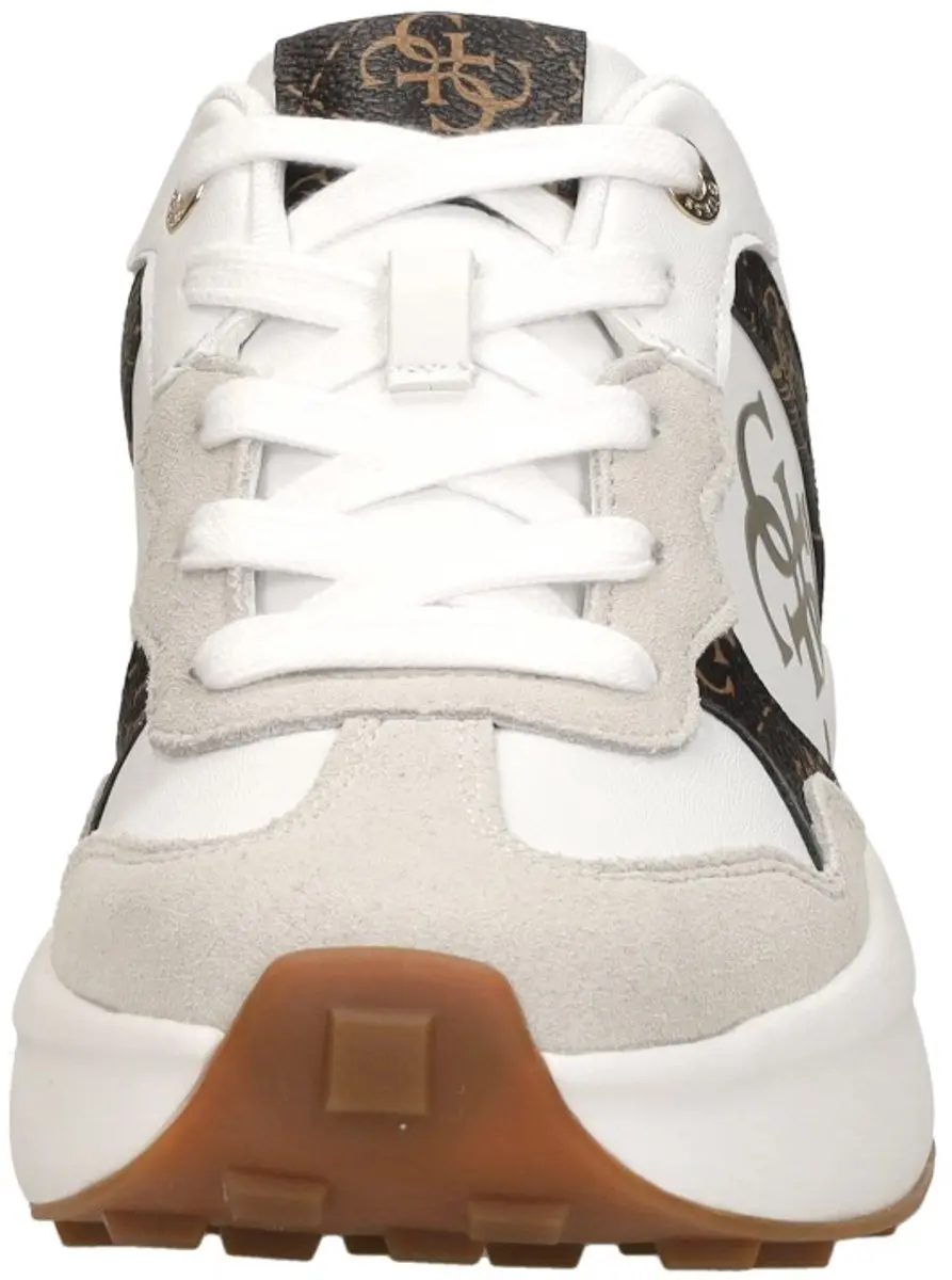 Guess Luckei Dames Sneakers - Wit - Maat 41 - afbeelding 3 van 6