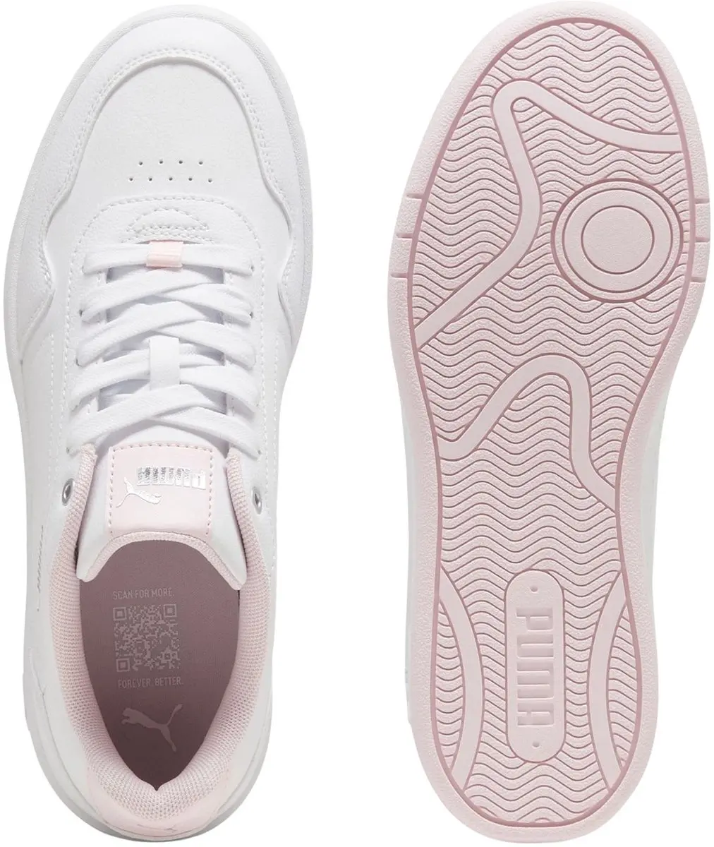 PUMA Court Classic Sneakers Dames - 39 - Wit/Lichtroze - afbeelding 3 van 6