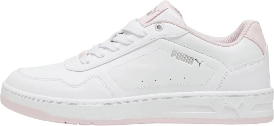 PUMA Court Classic Sneakers Dames - 39 - Wit/Lichtroze - afbeelding 4 van 6