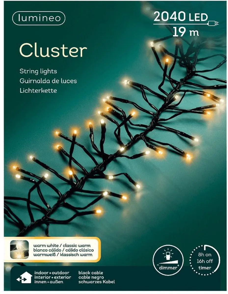 Lumineo LED Cluster 19m 2040 LED
