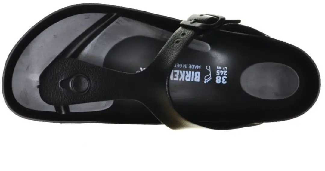Birkenstock Gizeh Teenslipper - Maat 38 - Zwart - afbeelding 2 van 6