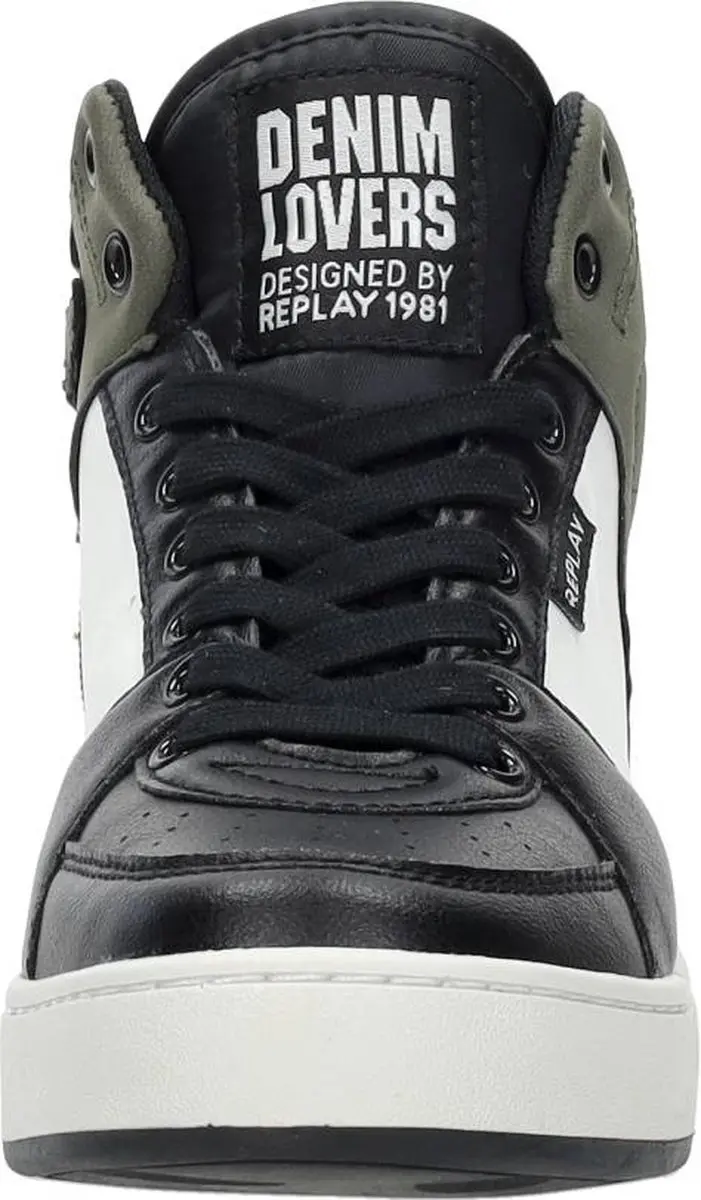 Replay Cobra Hoge sneakers - Jongens - Groen - Maat 33 - afbeelding 2 van 6