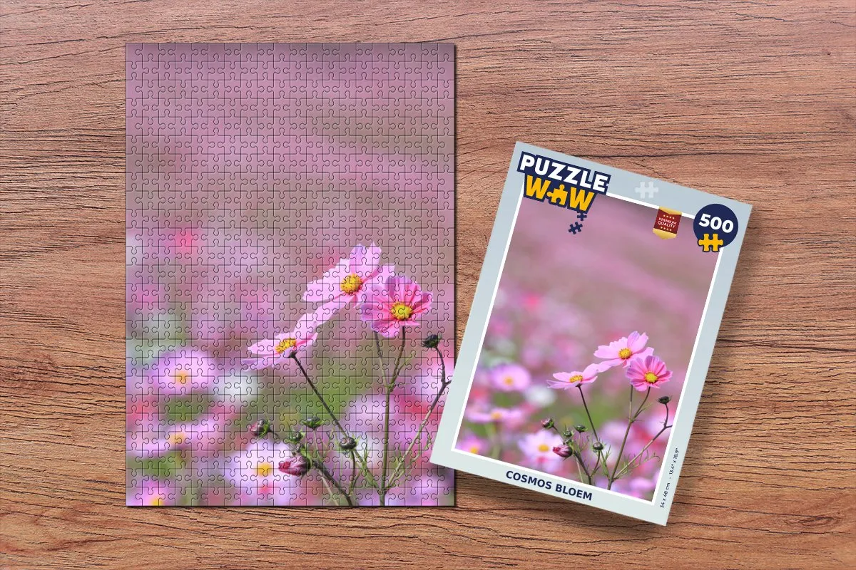 PuzzleWow Bloemen Buiten Legpuzzel 500 Stuks