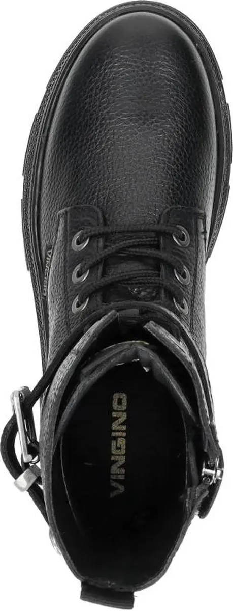 Vingino Jennifer Hi Veterboots - Zwart - Maat 38 - afbeelding 4 van 6