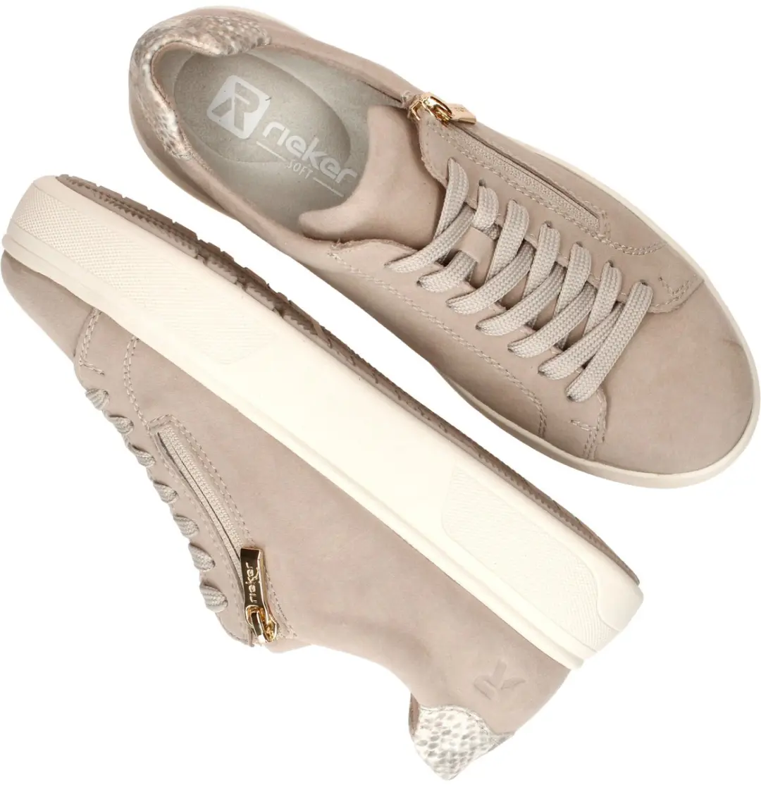 Rieker M7701 Veterschoenen - Beige - afbeelding 5 van 6