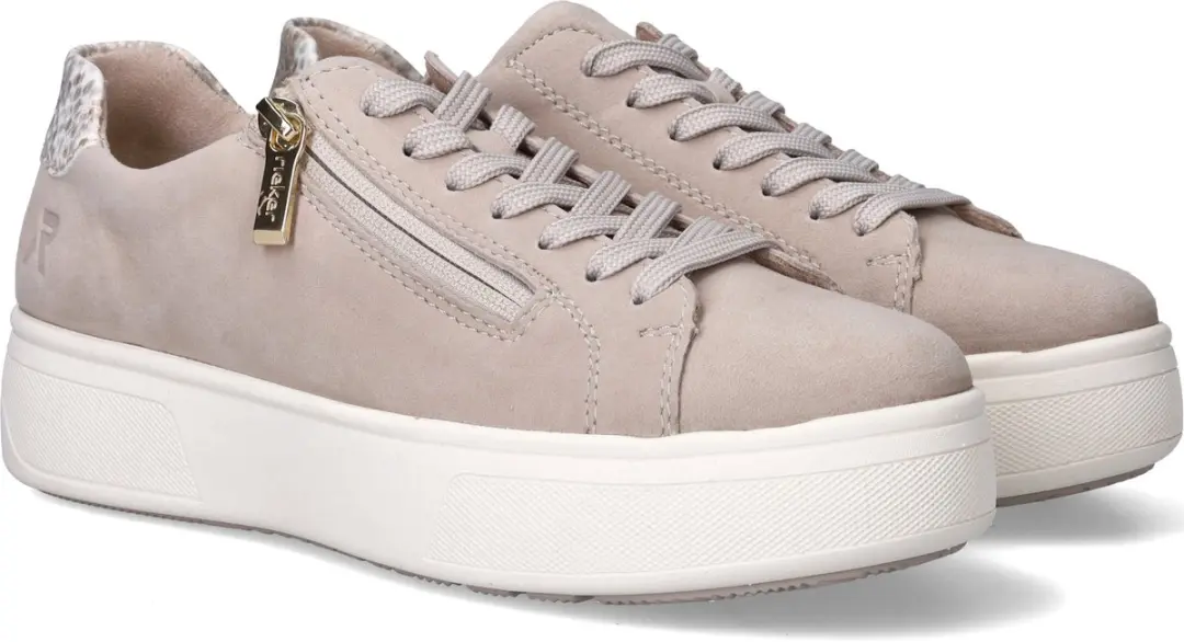 Rieker M7701 Veterschoenen - Beige - afbeelding 2 van 6