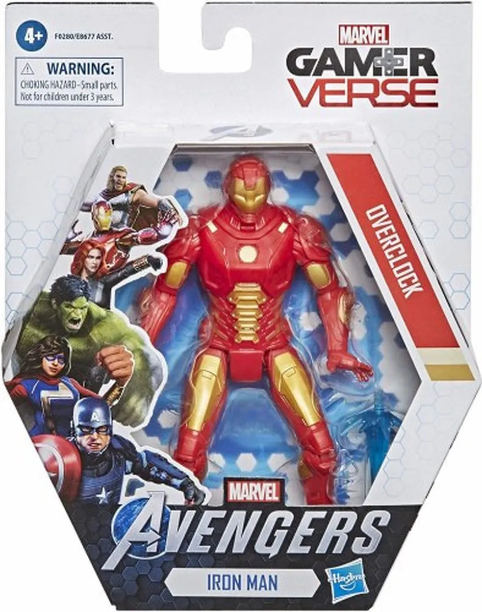 Marvel Gamerverse Iron Man Overclock Figuur 15cm