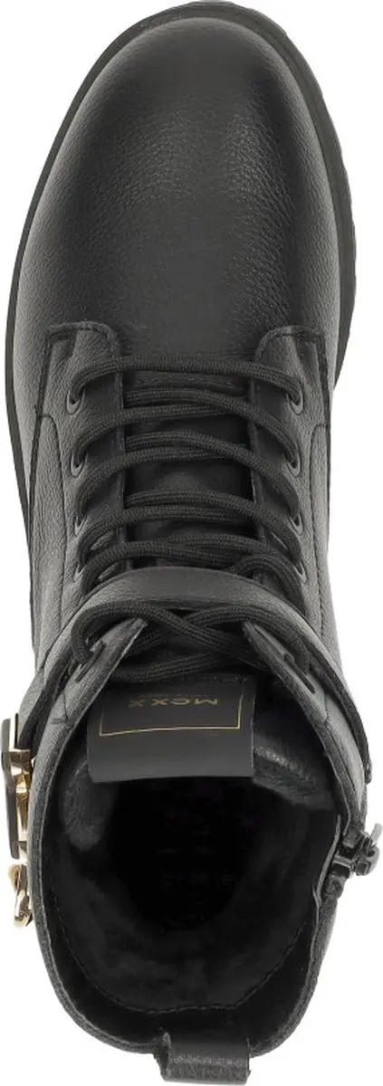 Mexx Enkellaars Prizzy Early Zwart - Maat 42