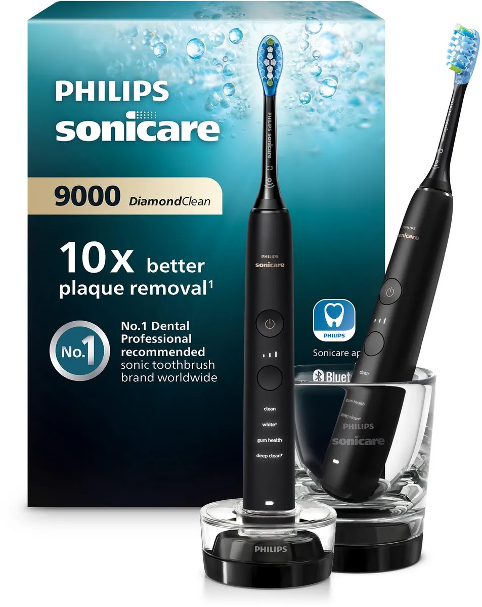 Philips Sonicare DiamondClean 9000 HX9914/54 Elektrische Tandenborstel - 2 Stuks