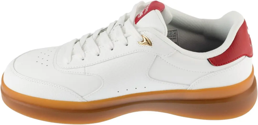 Skechers Duraleather Sneaker 251200-WRD - Wit - afbeelding 2 van 5