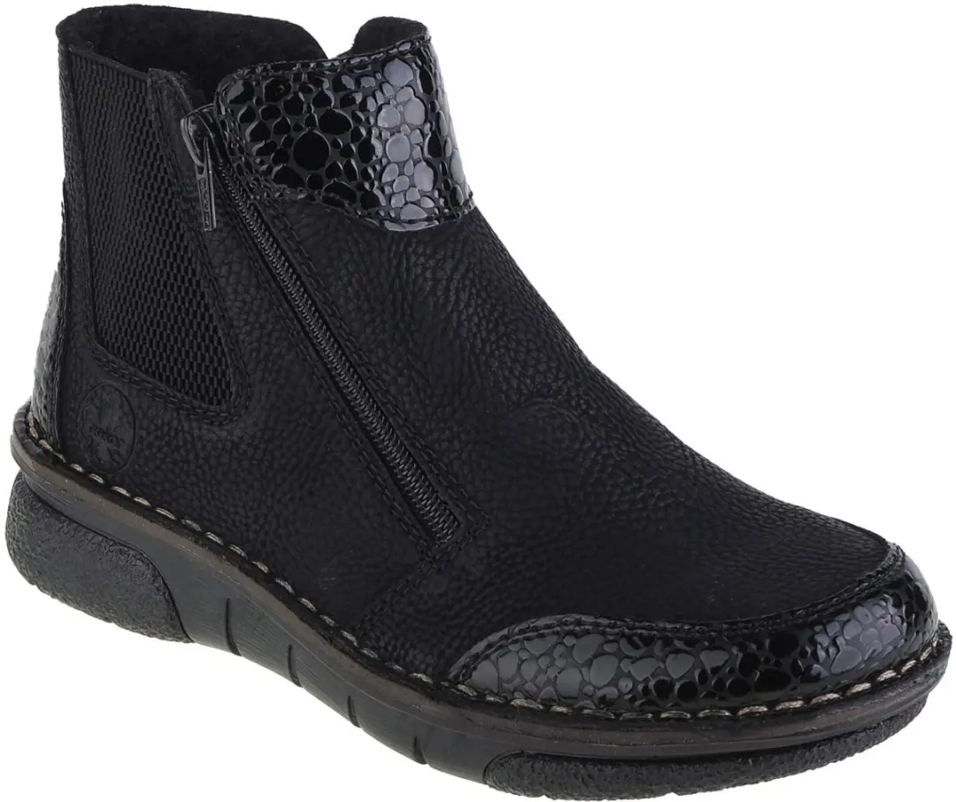 Rieker Booties 73355, Vrouwen, Zwart, Laarzen, maat: 42