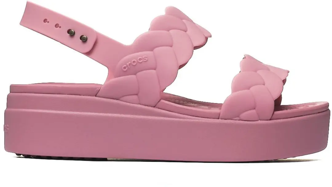 Crocs Brooklyn Low Dames Sandaal - Roze - afbeelding 5 van 6