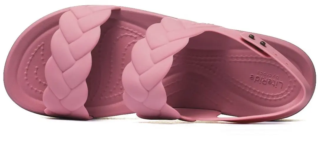 Crocs Brooklyn Low Dames Sandaal - Roze - afbeelding 6 van 6