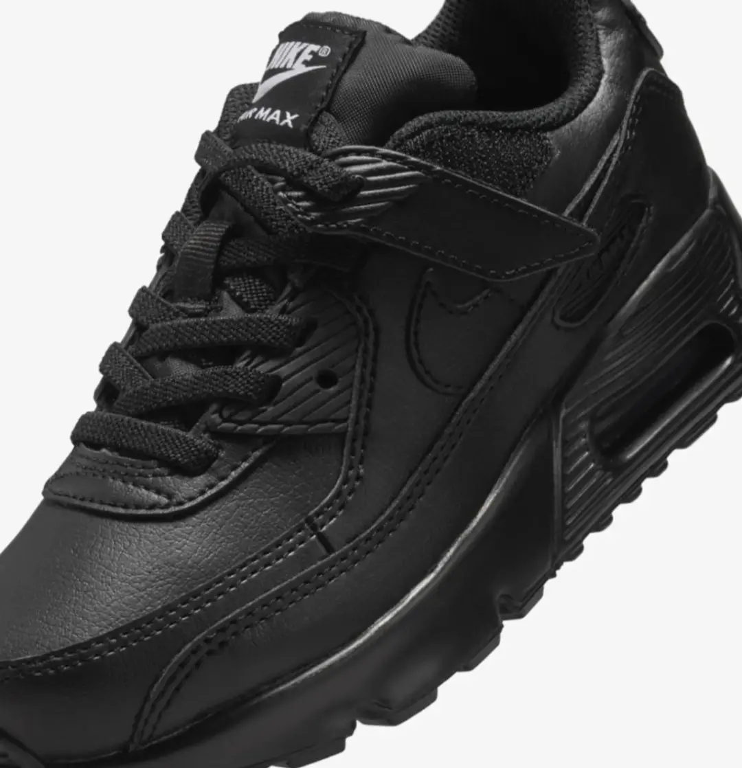 Nike Air Max 90 EasyOn Kleuterschoenen 31 - Zwart - afbeelding 6 van 6