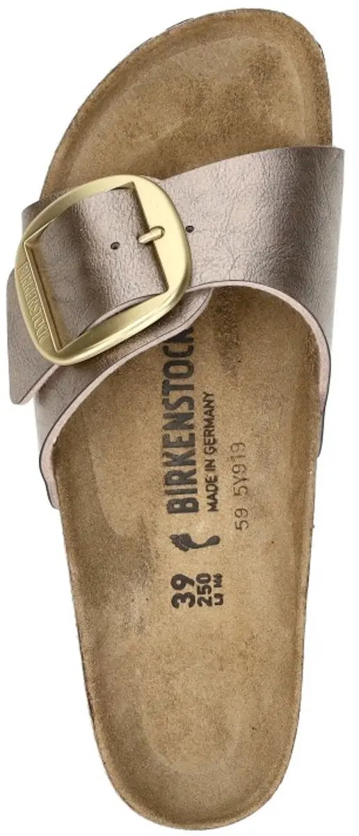 Birkenstock Madrid Big Buckle slippers taupe