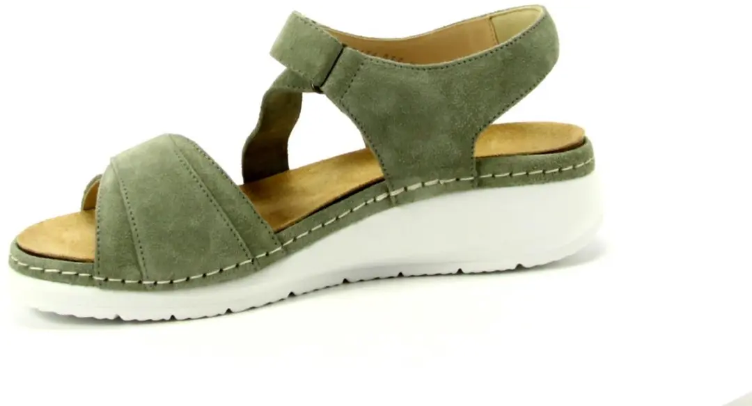 Durea 7431-2161-wH Dames Sandalen - Maat 39 - Groen - afbeelding 4 van 5