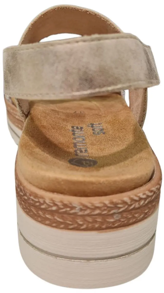 Remonte Leren Dames Sandalen - Goud - 43 - afbeelding 3 van 6